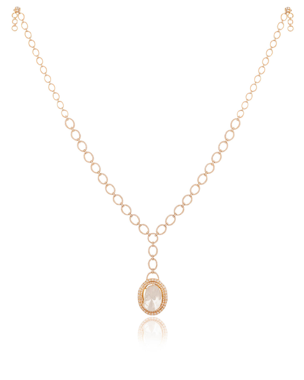 Risha Polki And Diamond Necklace
