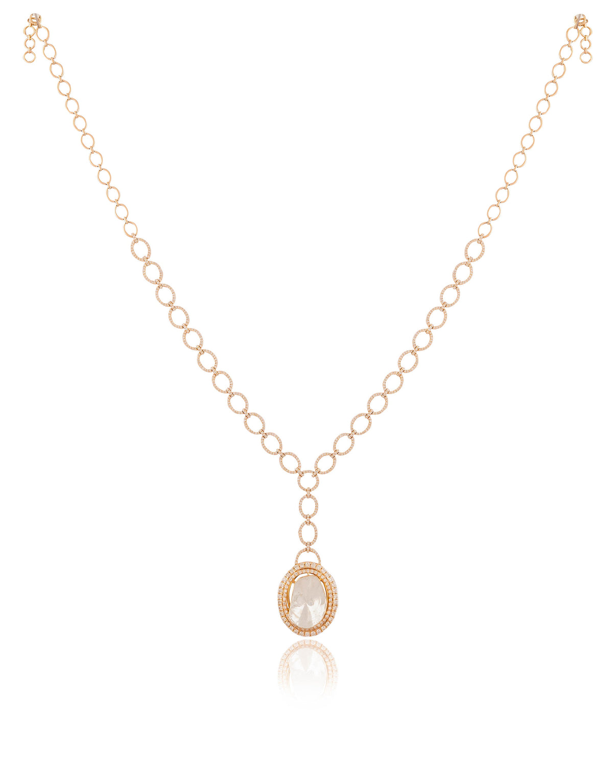 Risha Polki And Diamond Necklace