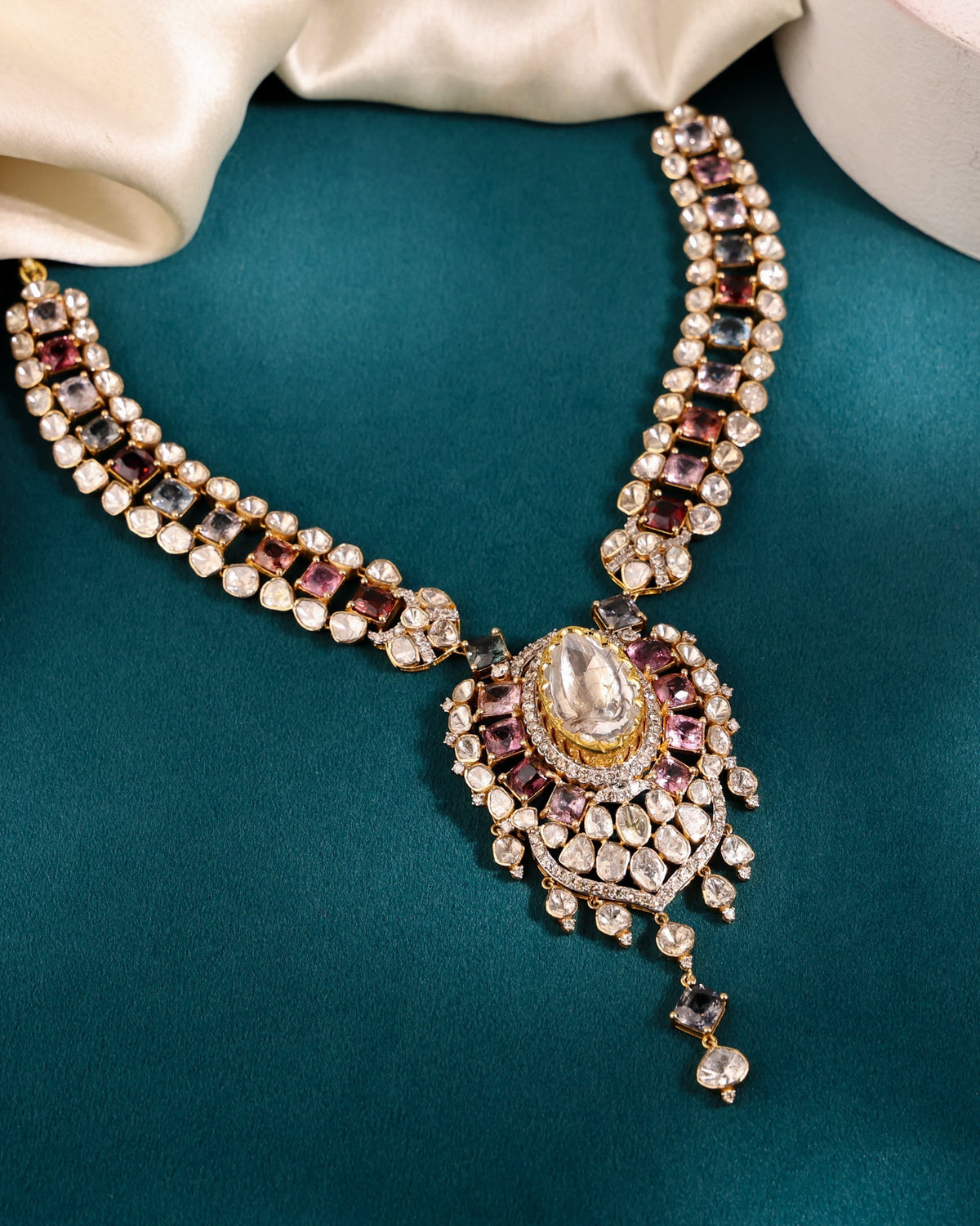 Tillotama Shome - Iris Polki And Diamond Necklace