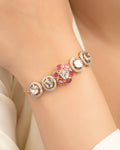 Zeenal Polki And Diamond Loose Bracelet