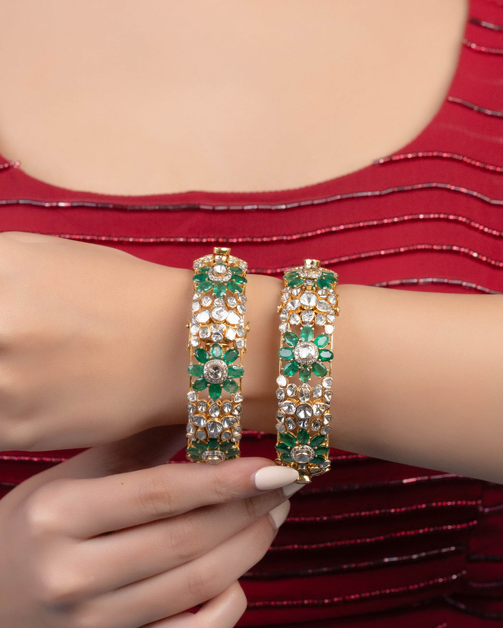 Edna Polki  And Diamond Bangle
