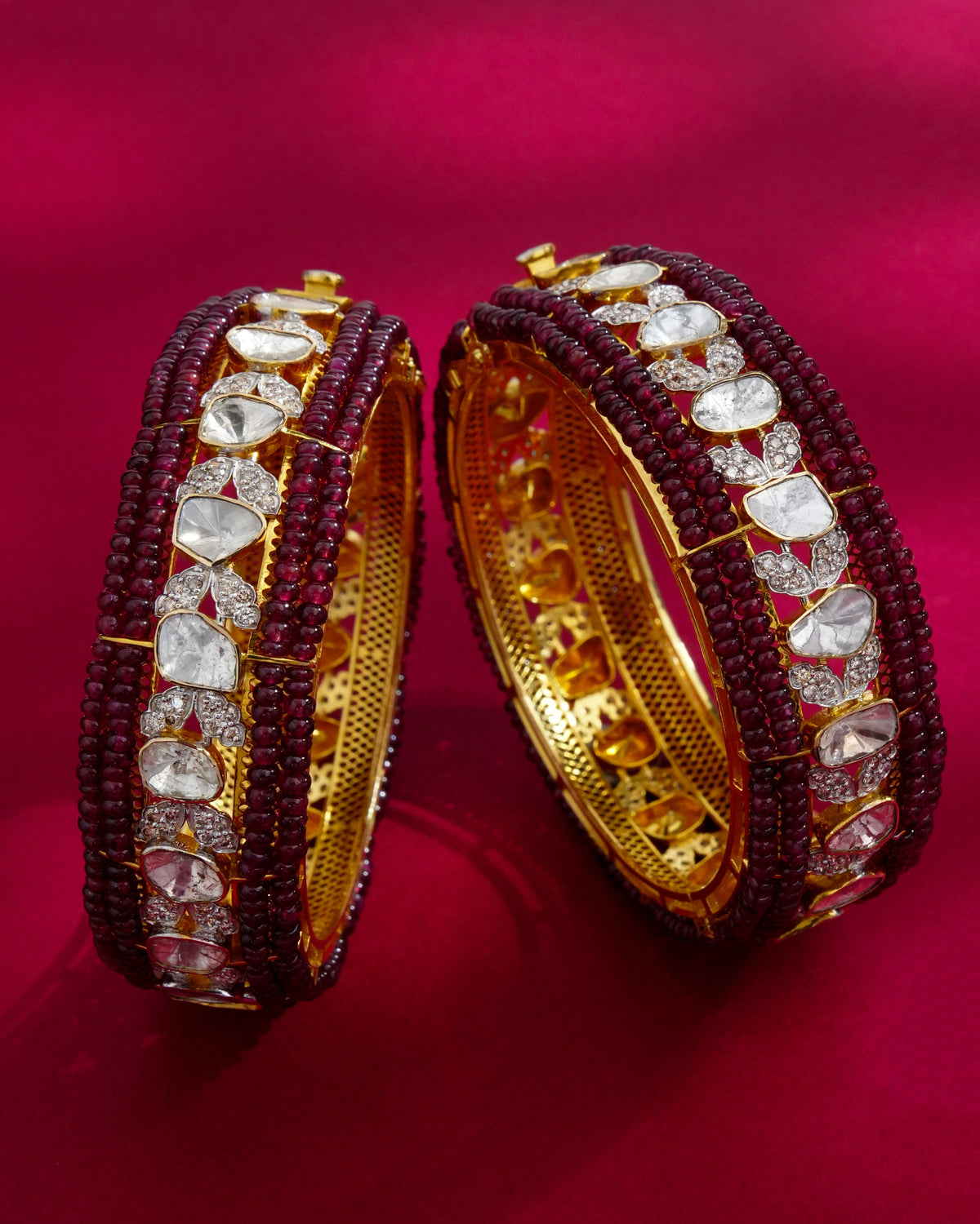Audrey Polki And Diamond Bangle