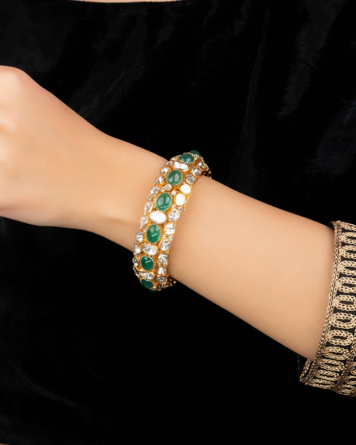 Nyx Polki And Diamond Bangle