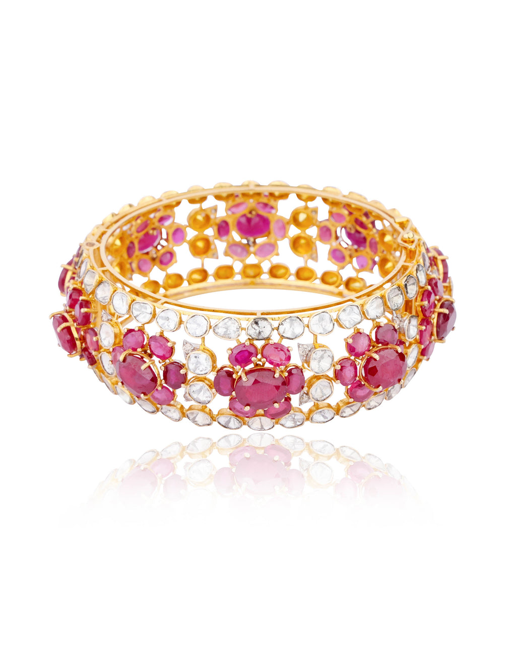 Beatrice Polki And Diamond Bangle