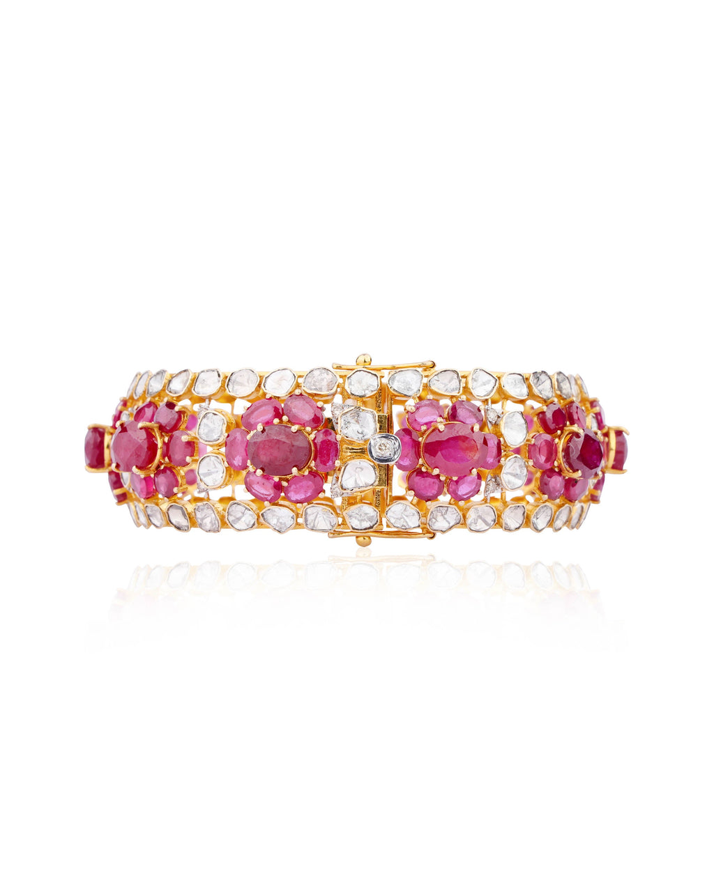 Beatrice Polki And Diamond Bangle