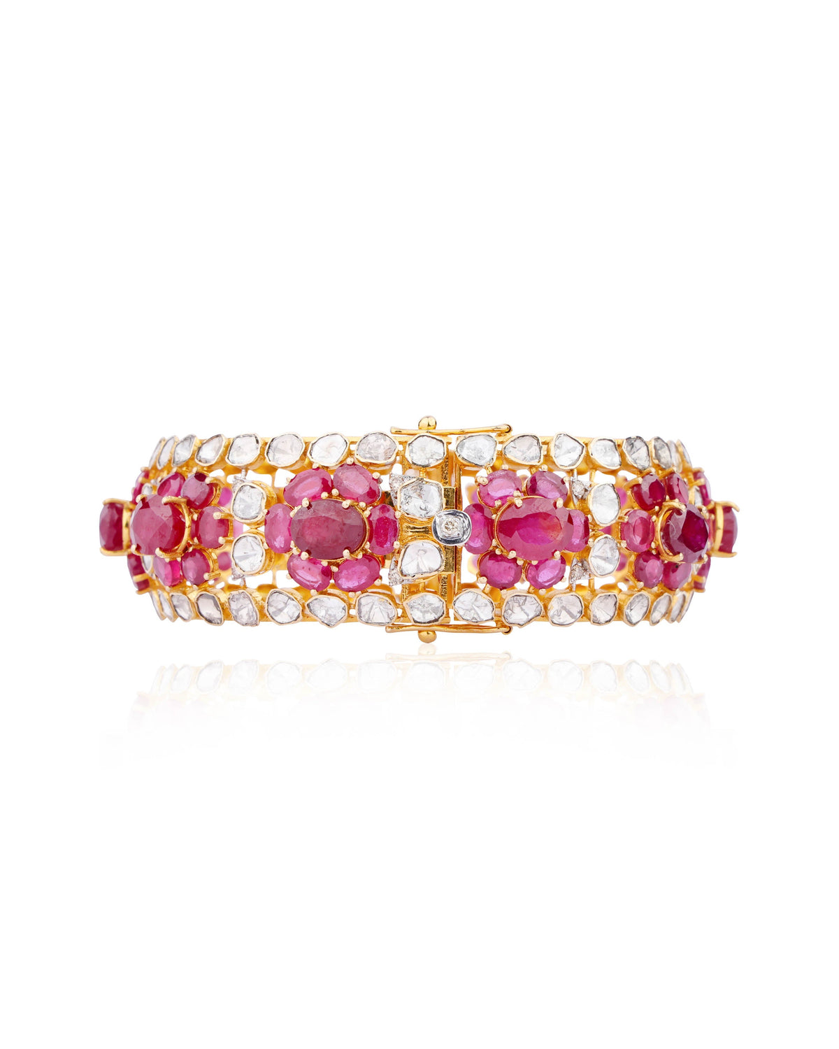 Beatrice Polki And Diamond Bangle