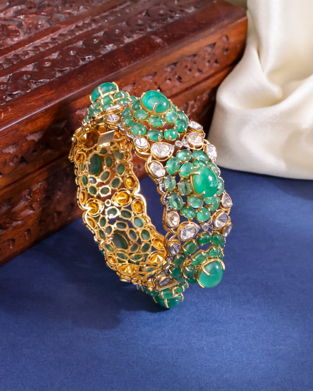 Beatrix Polki  And Diamond Bangle