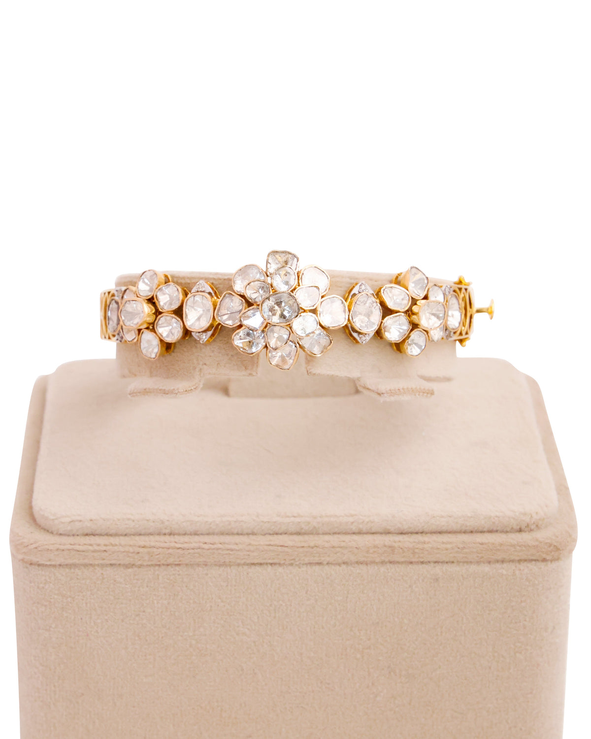 Louise Polki  And Diamond Bangle