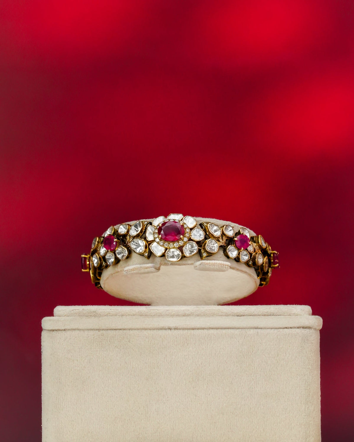 Angela Polki And Diamond Loose Bracelet