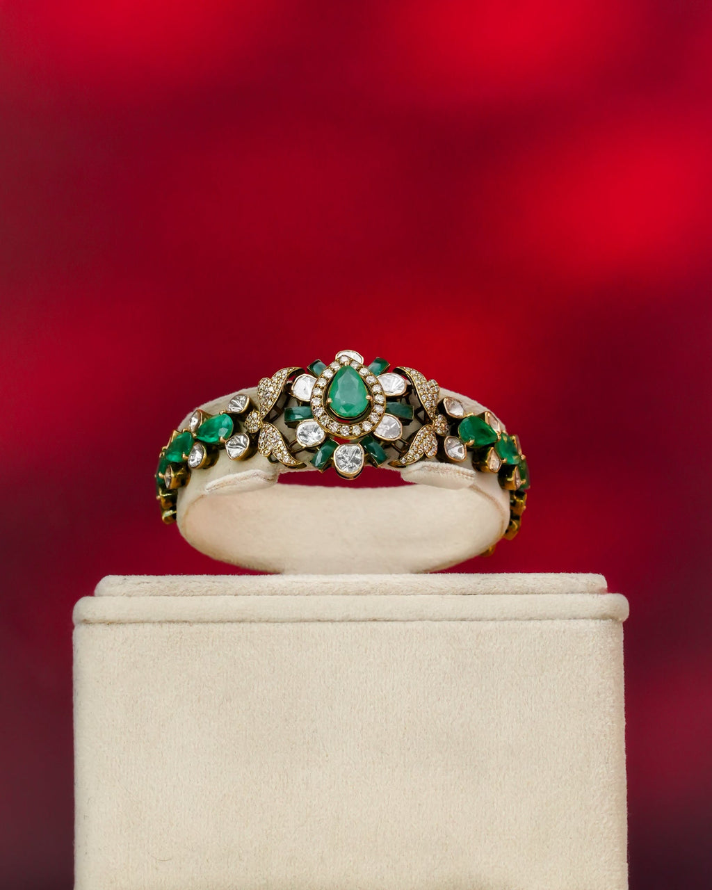Rachel Polki And Diamond Loose Bracelet