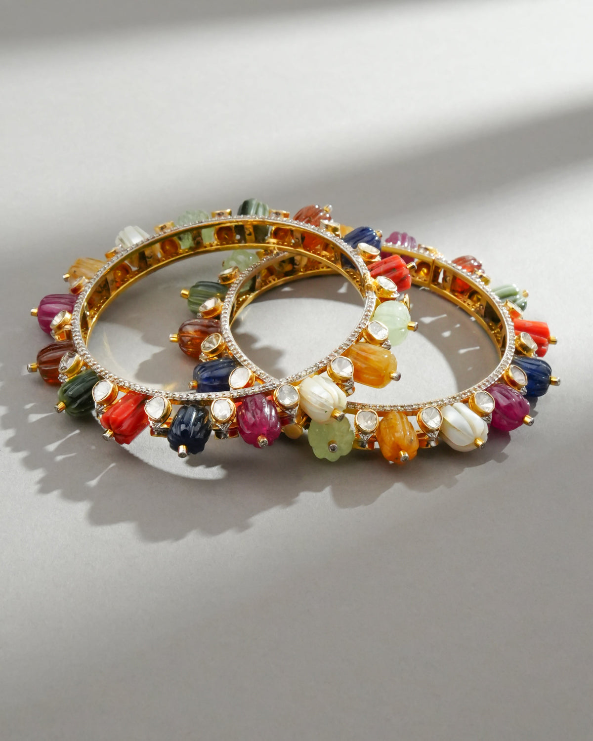Paula Polki And Diamond Bangle