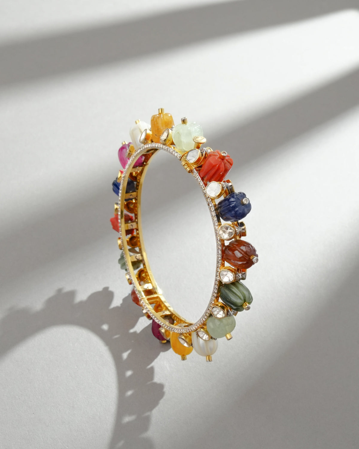 Paula Polki And Diamond Bangle