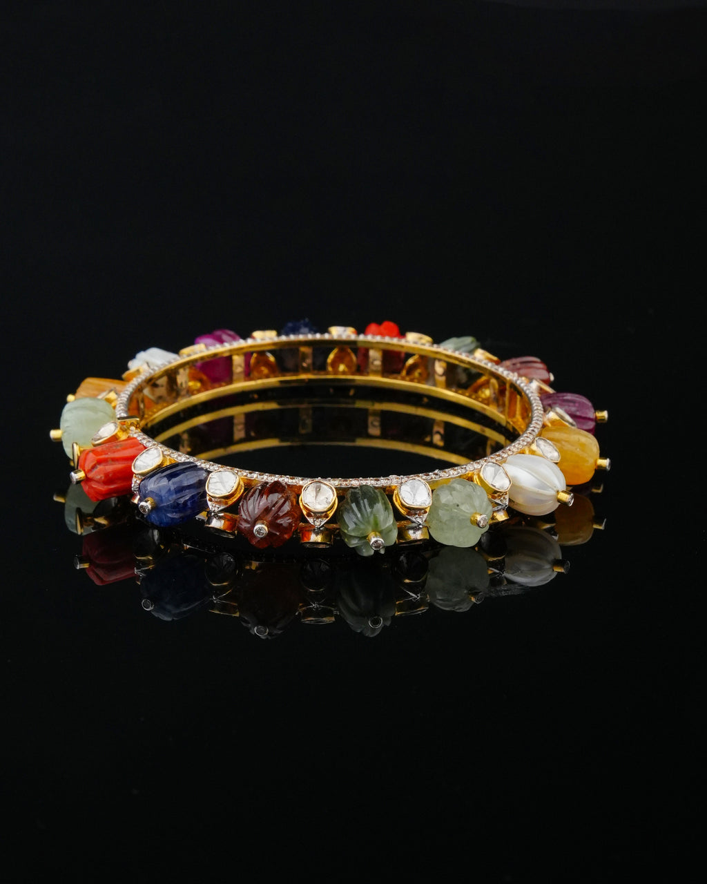 Paula Polki And Diamond Bangle