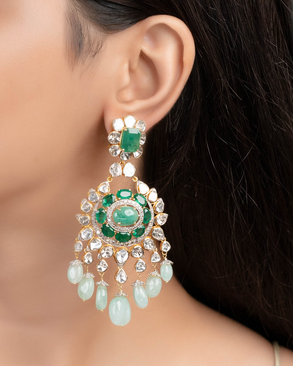 Mishka Bridal Polki And Diamond Set