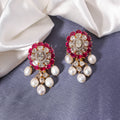 Harlow Polki And Diamond Long Earrings