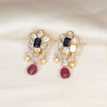 Juniper Polki And Diamond Long Earrings