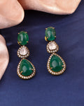 Nuha Polki And Diamond Long Earrings