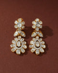 Riya Polki And Diamond Long Earrings