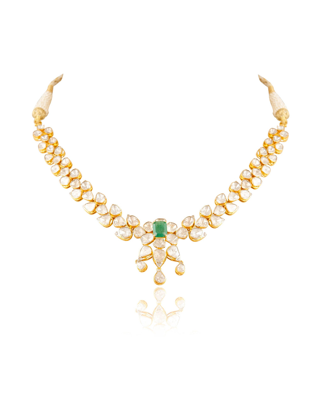 Naina Polki And Diamond Necklace