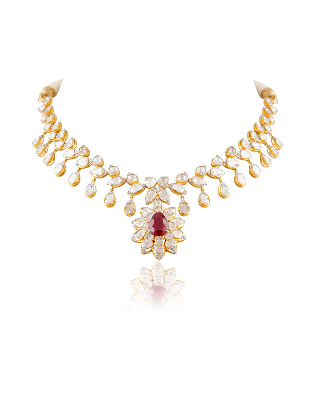 Kayla Polki And Diamond Necklace