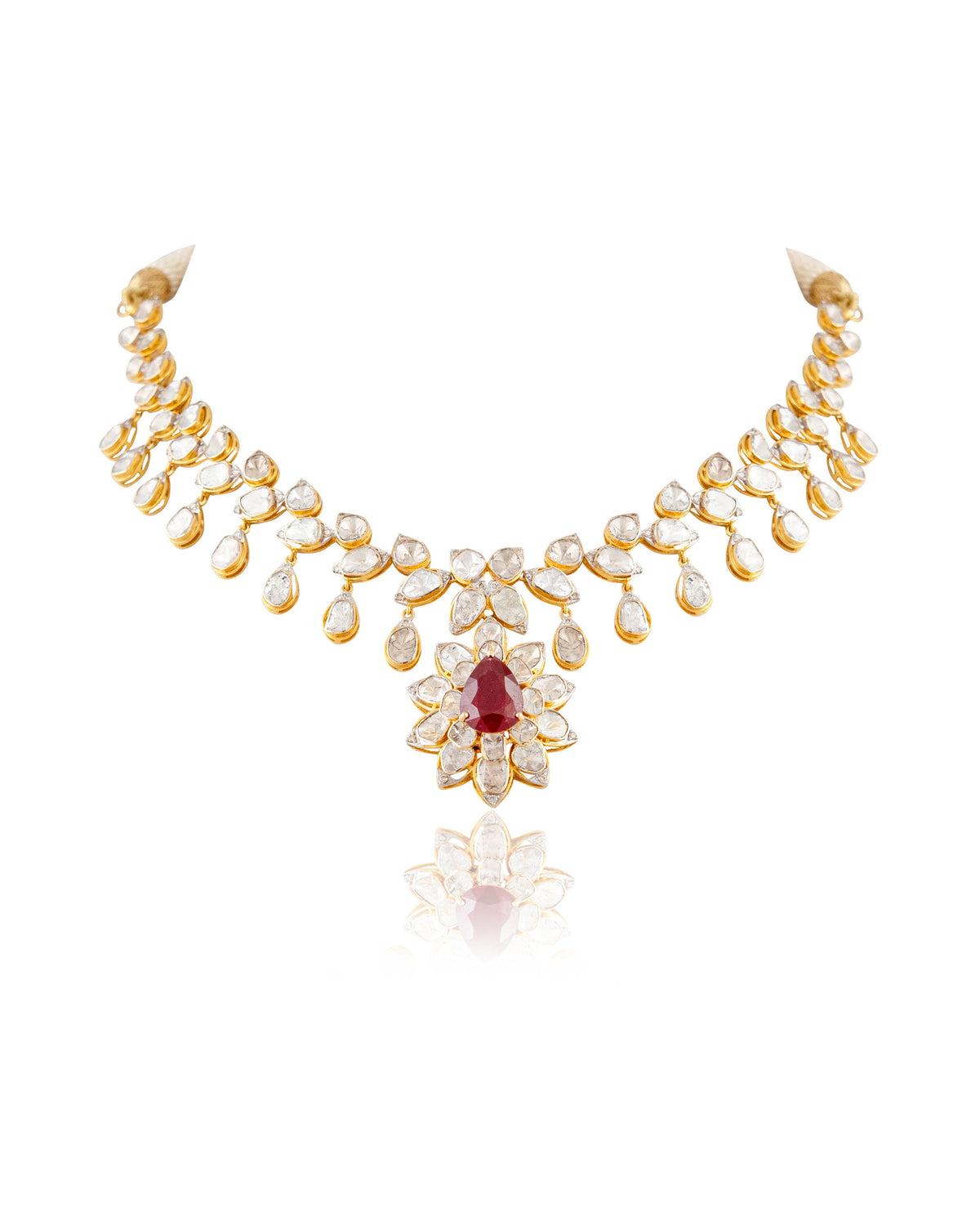 Kayla Polki And Diamond Necklace