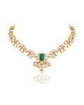 Dakshina Polki And Diamond Necklace