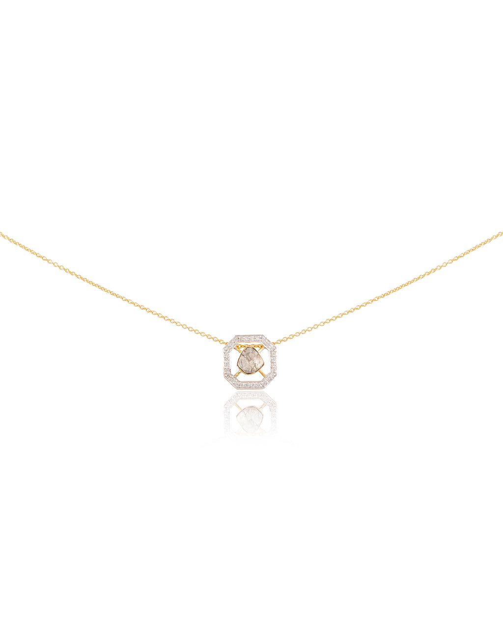 Vaidahi Polki And Diamond Pendant
