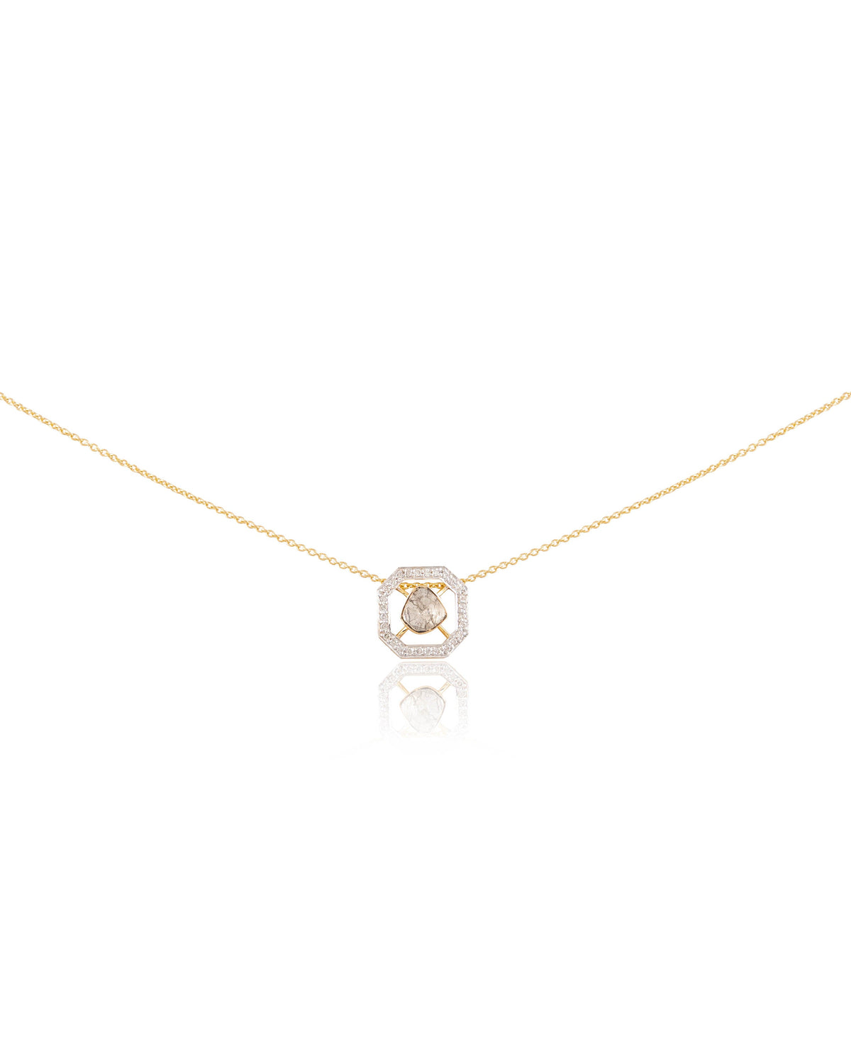 Vaidahi Polki And Diamond Pendant