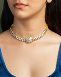 Bhagyashree Polki And Diamond Necklace