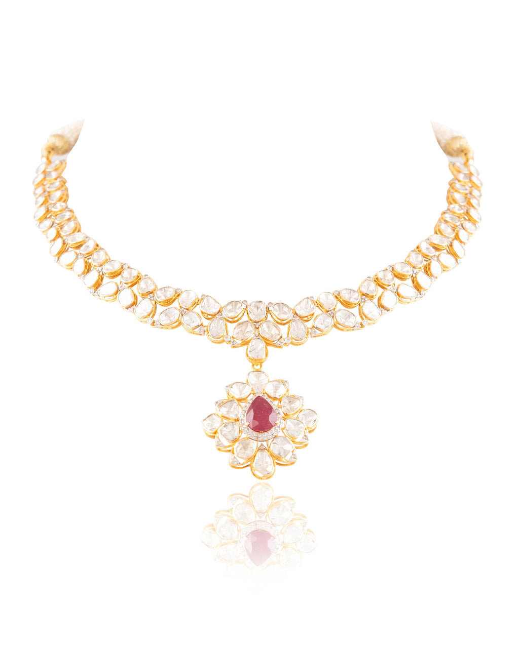 Sahara Polki And Diamond Necklace