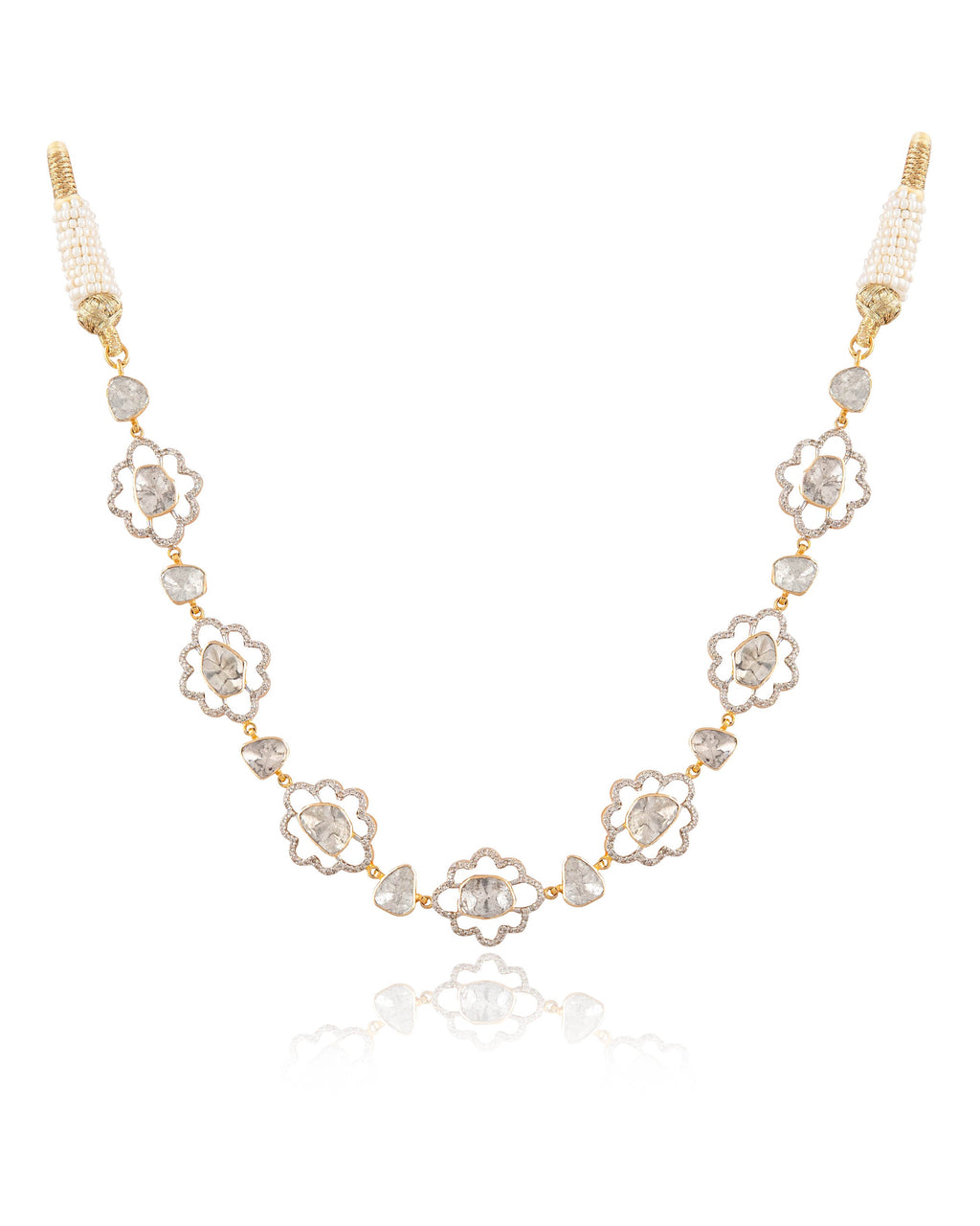 Sara Polki And Diamond Necklace