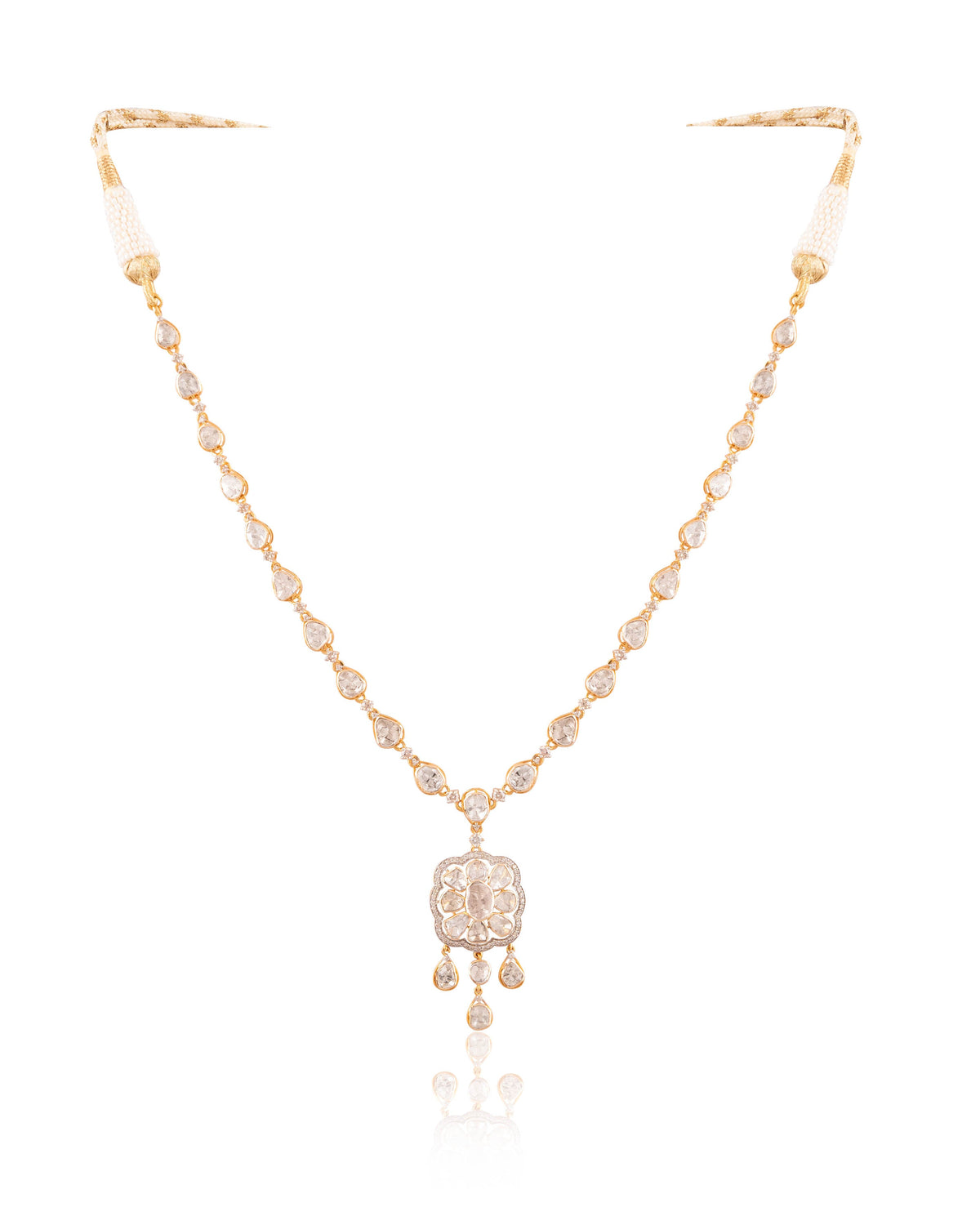 Annika Polki And Diamond Necklace