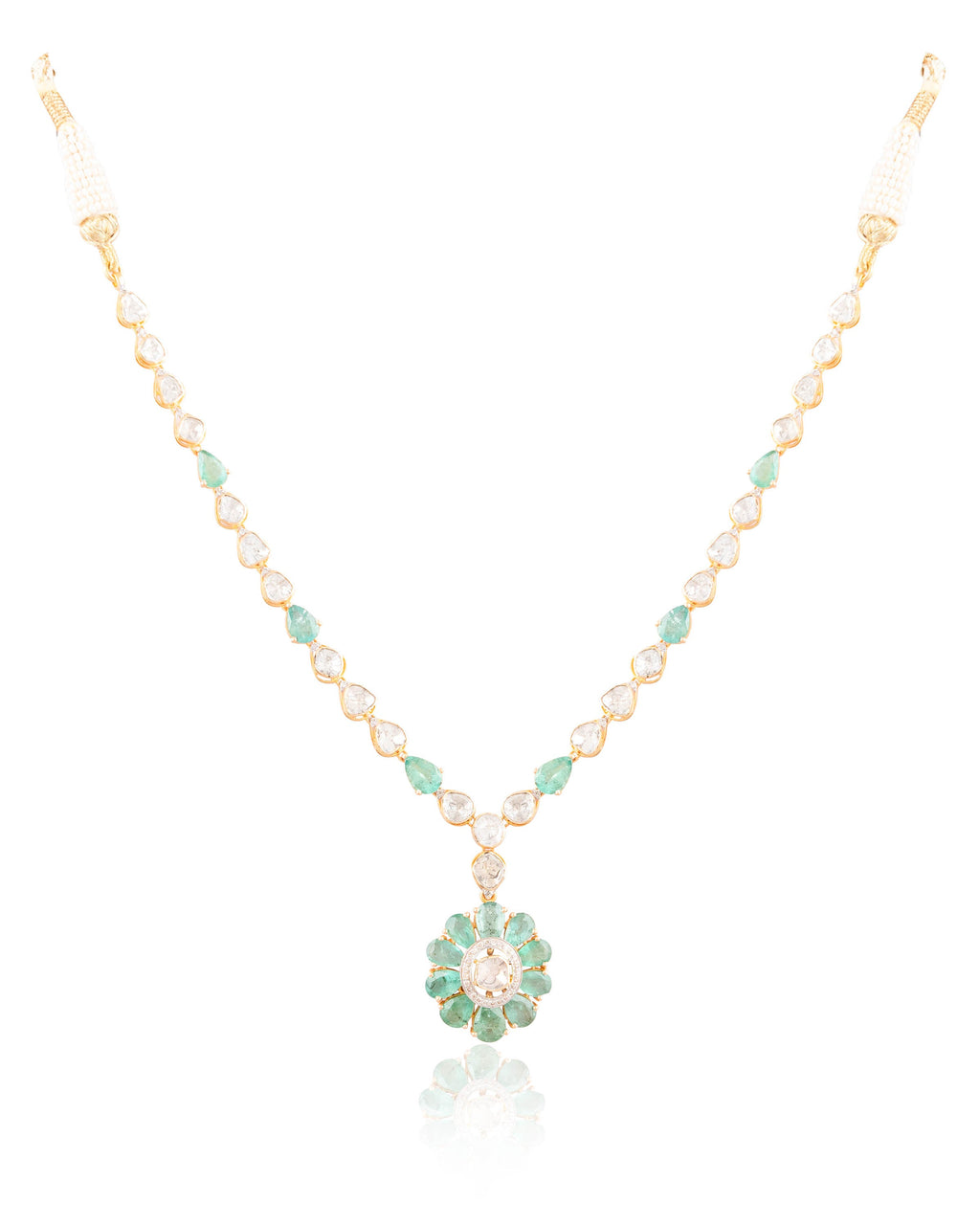 Eliza Polki And Diamond Necklace