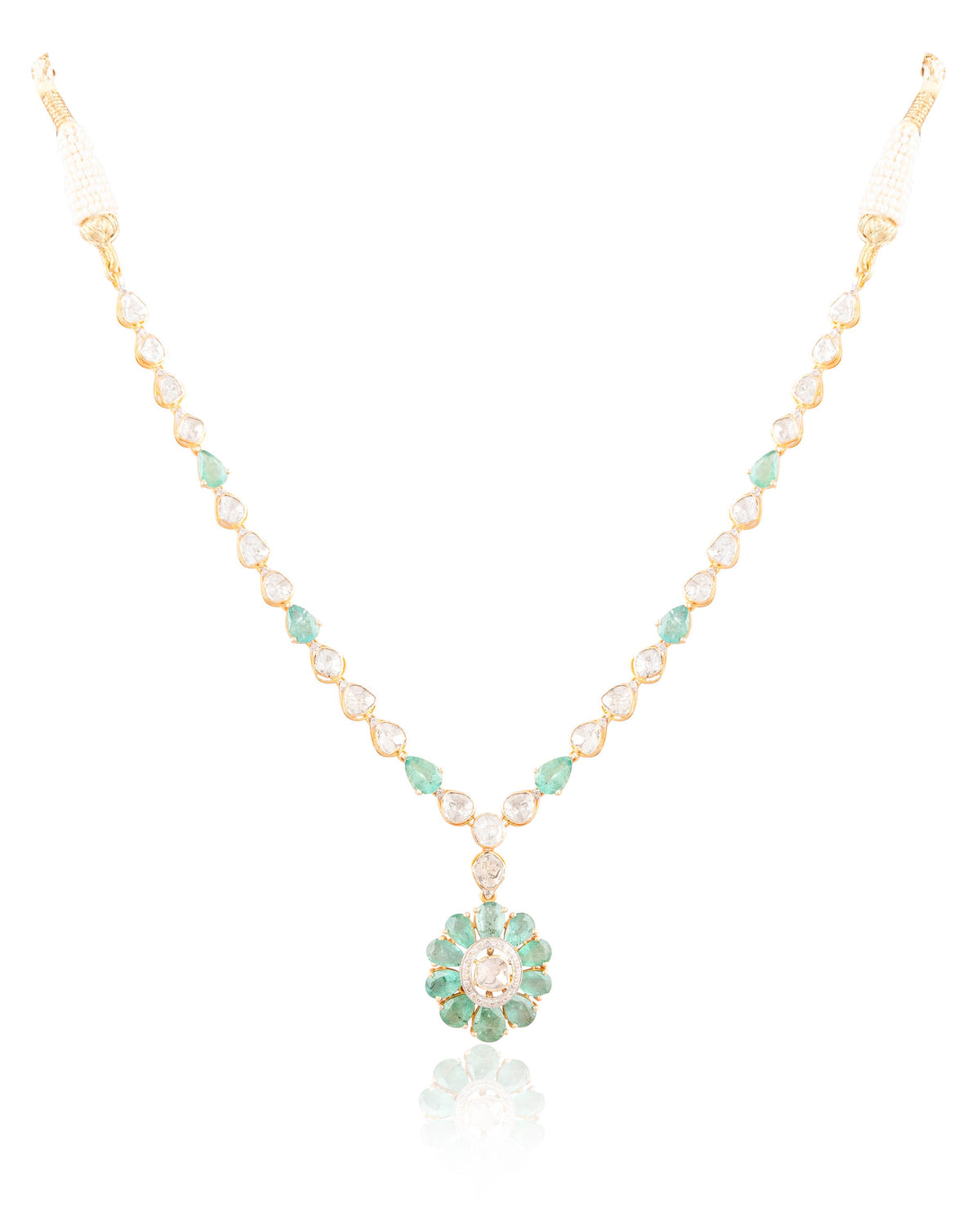 Eliza Polki And Diamond Necklace