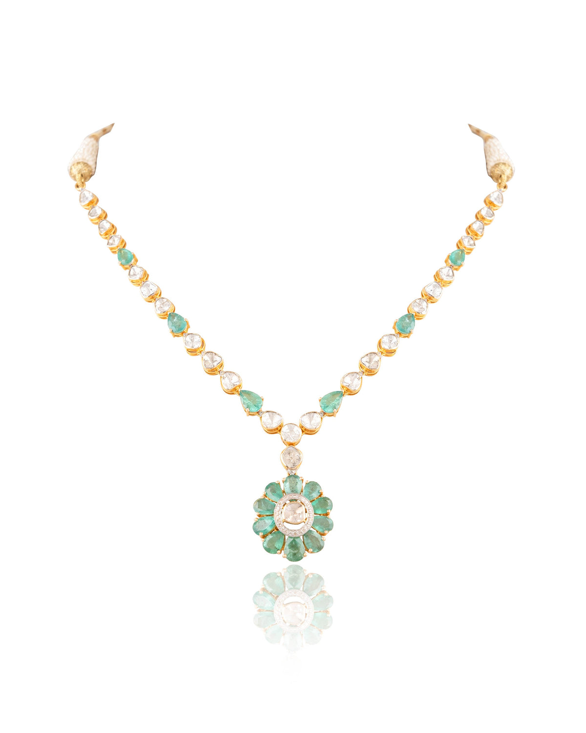 Eliza Polki And Diamond Necklace