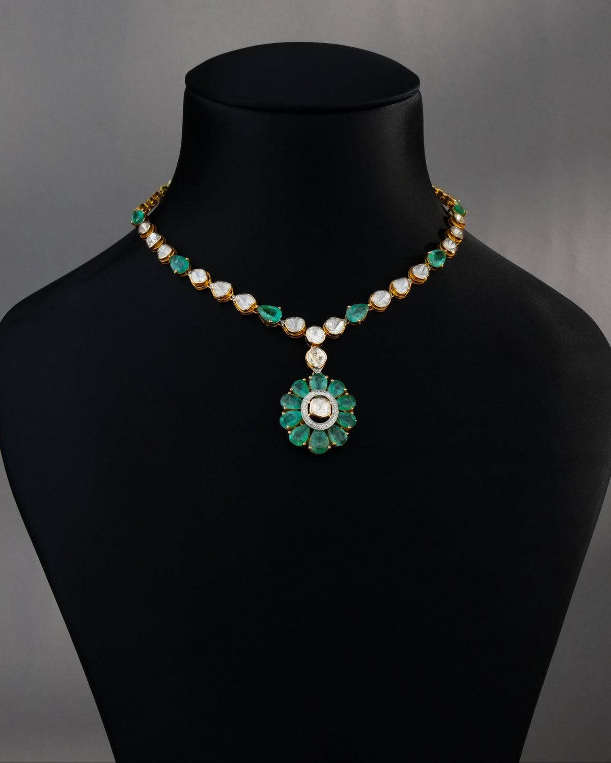 Eliza Polki And Diamond Necklace