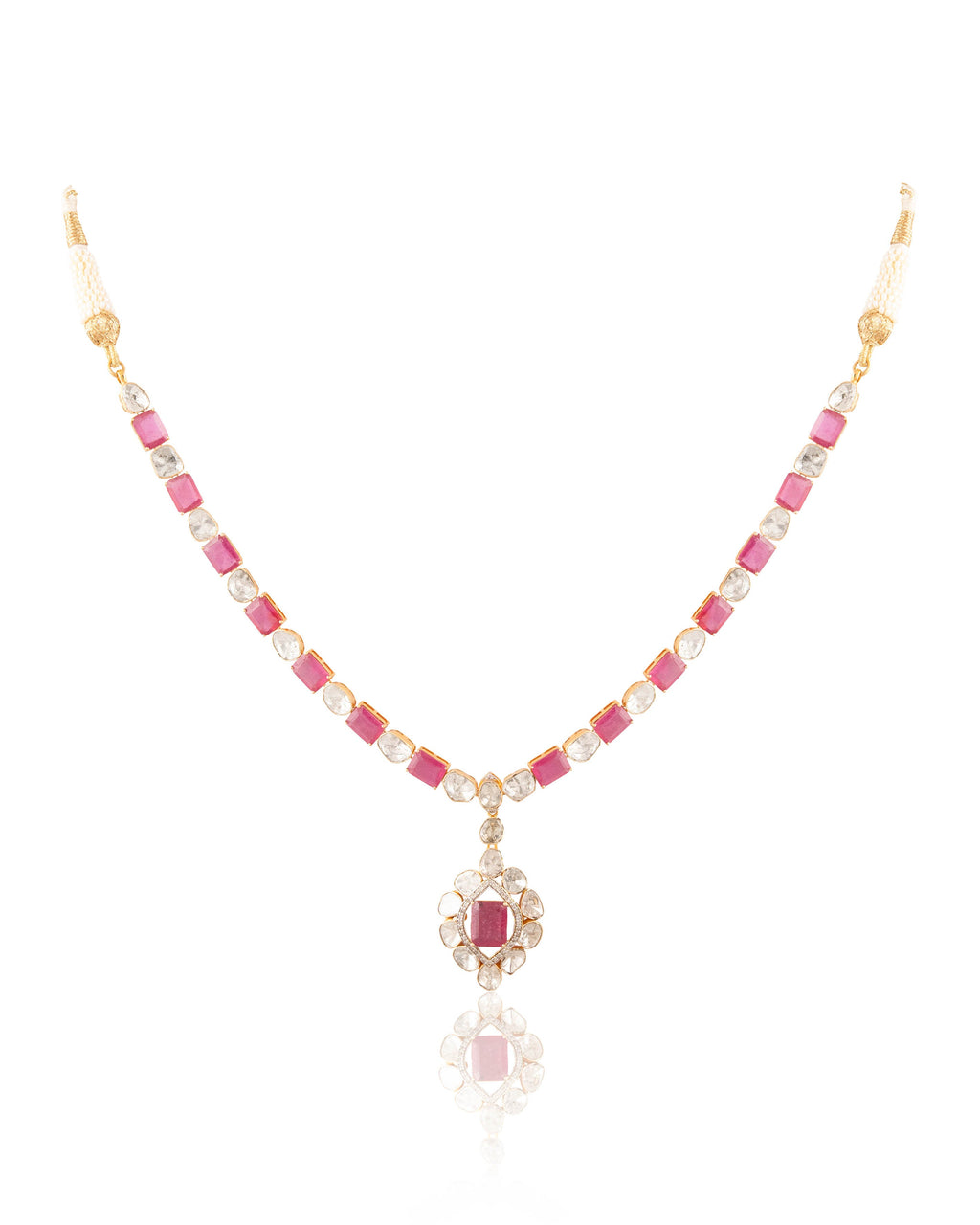 Era Polki And Diamond Necklace