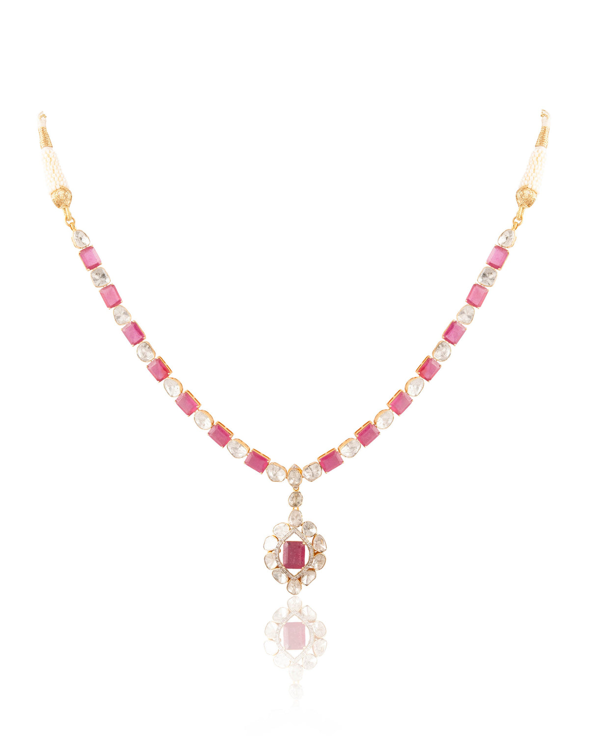 Era Polki And Diamond Necklace