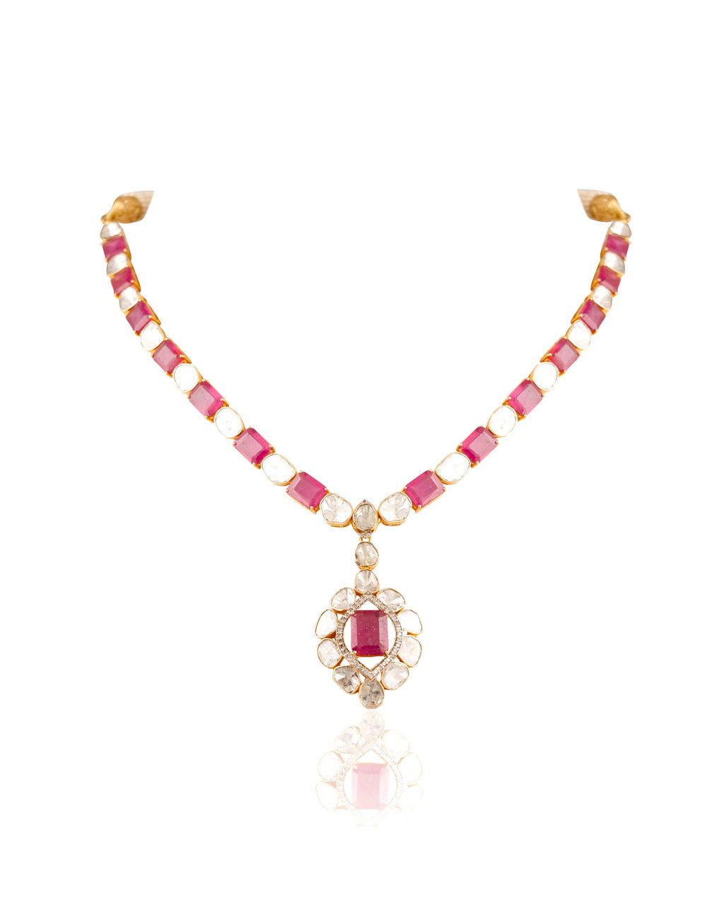 Era Polki And Diamond Necklace