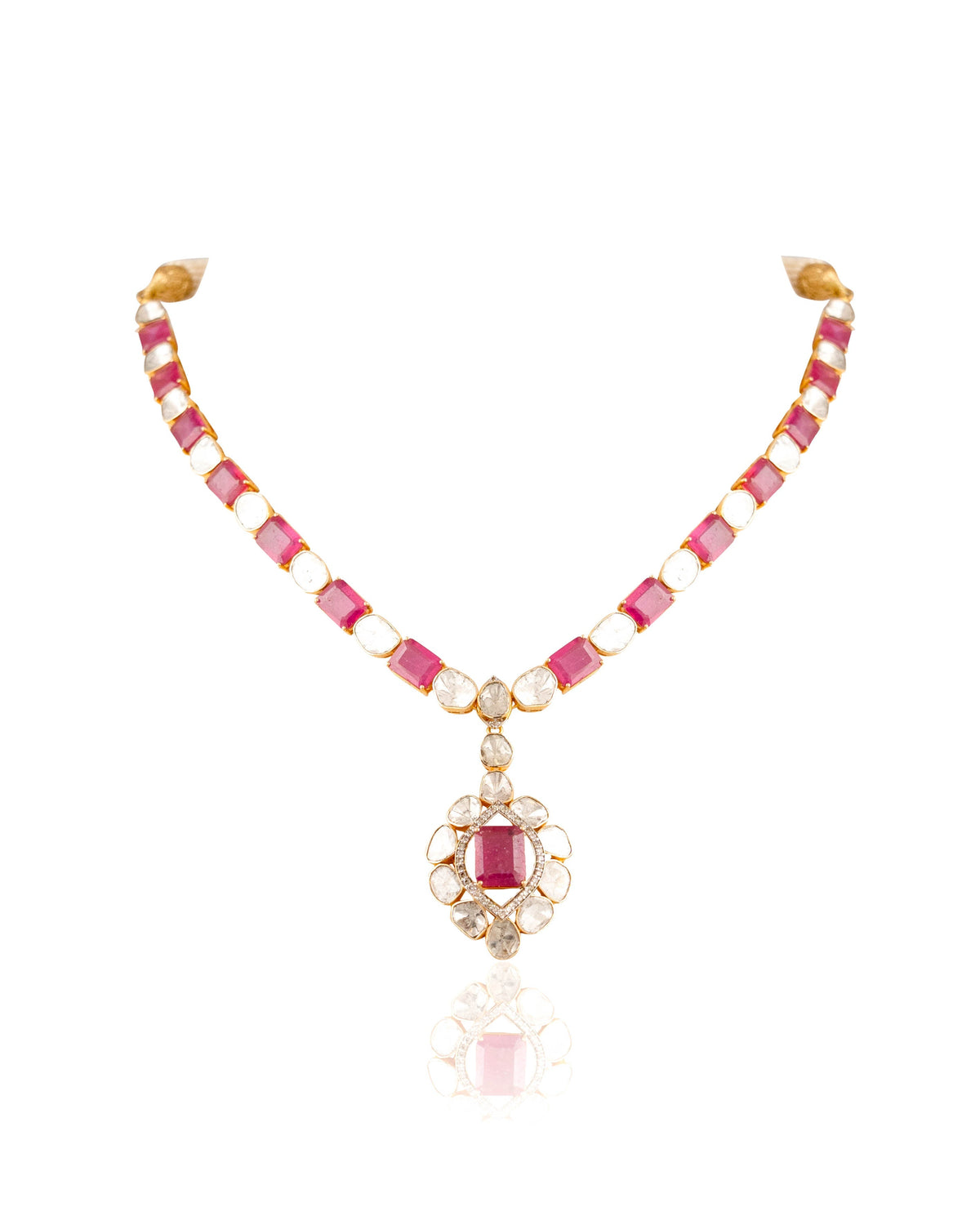 Era Polki And Diamond Necklace