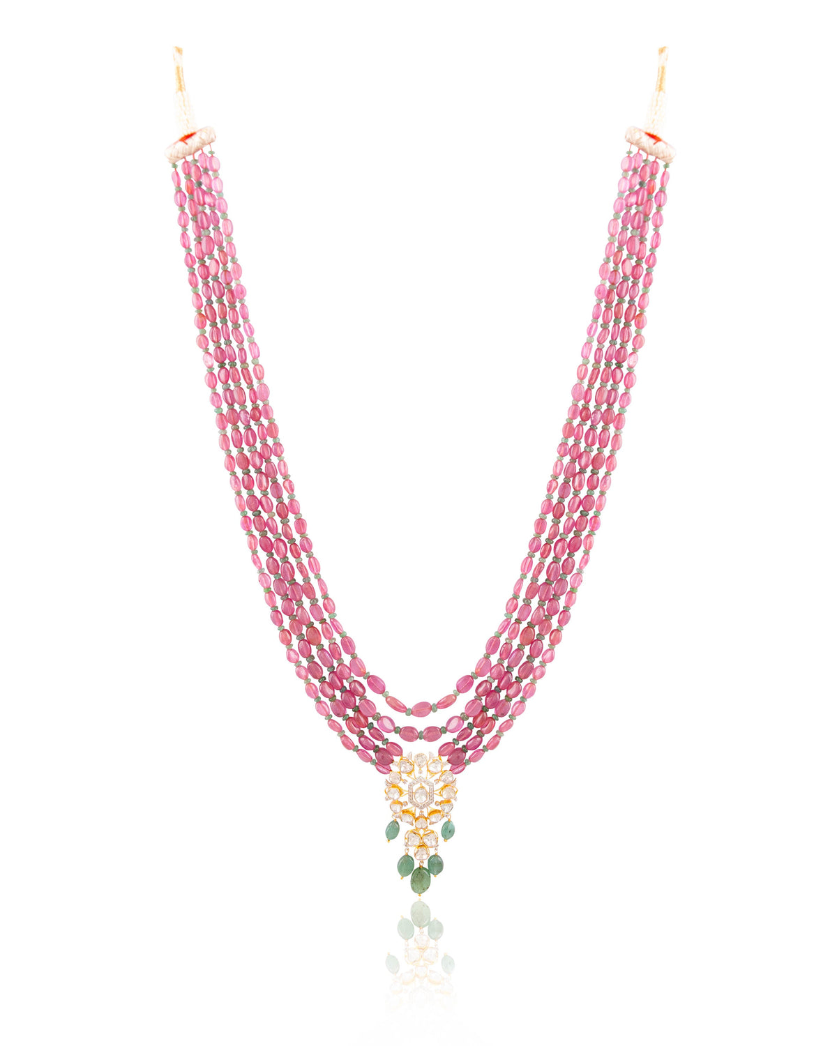 Sambhavi Polki And Diamond Bead Pendant