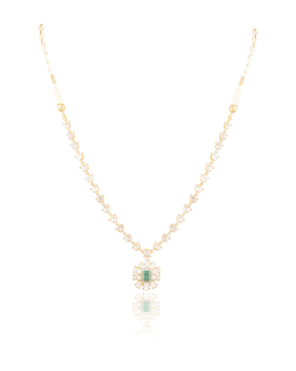 Saanvi Polki And Diamond Necklace
