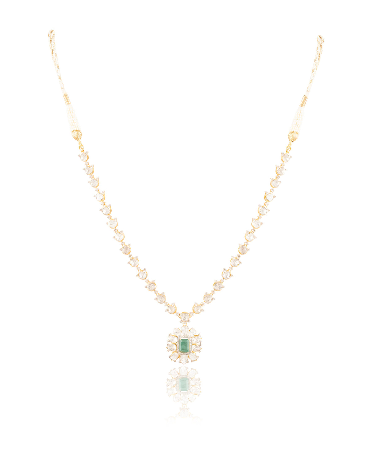 Saanvi Polki And Diamond Necklace