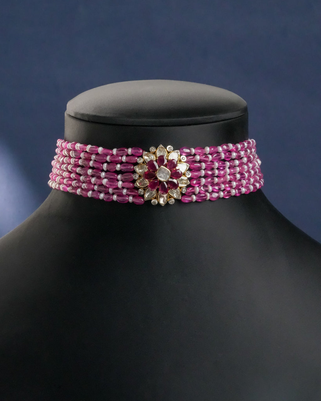 Nimra Polki And Diamond Necklace