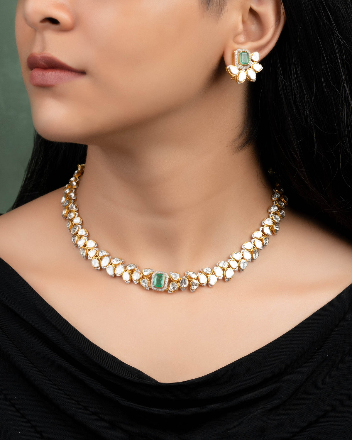 Naima Polki And Diamond Tops