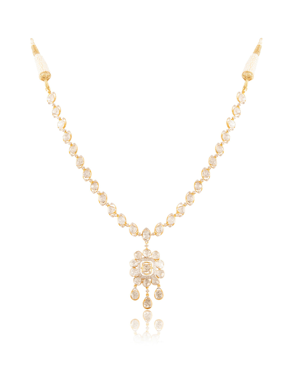 Ragini Polki And Diamond Necklace