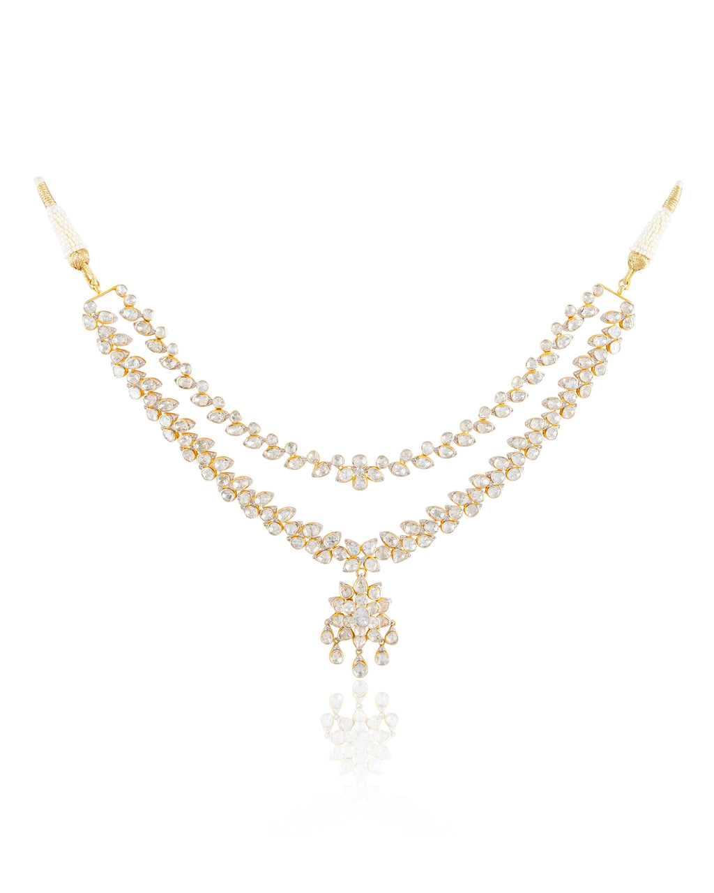 Rasika Dugal - Gemma Polki  And Diamond Necklace