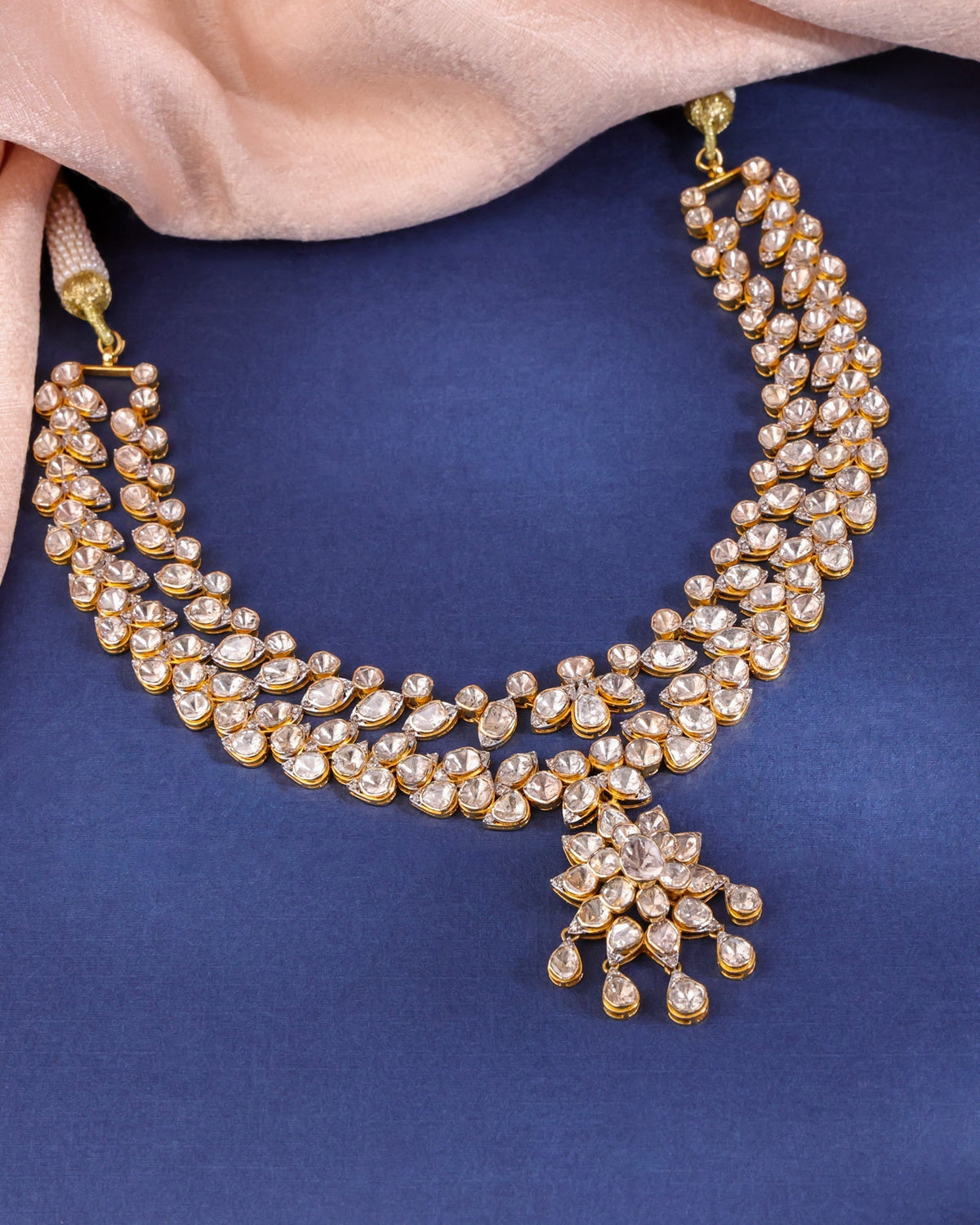 Rasika Dugal - Gemma Polki  And Diamond Necklace