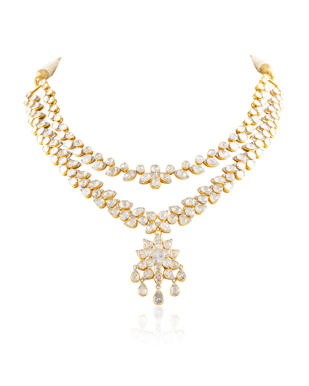 Rasika Dugal - Gemma Polki  And Diamond Necklace