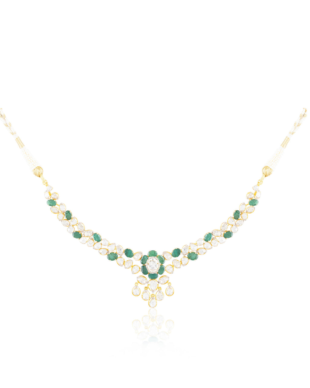 Shrinika Polki And Diamond Necklace